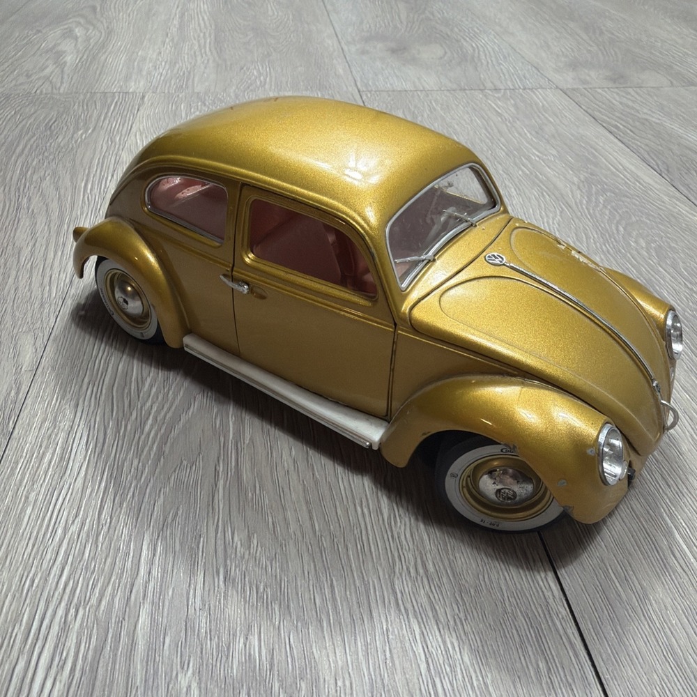 Rare!! 1955 VW Bug Diecast Car Model‎ Special Edition Made In Italy BURAGO